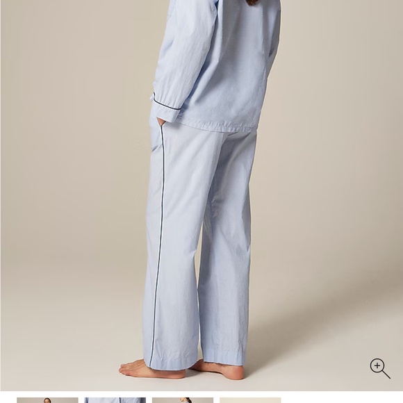J. Crew Soft Blue Women's Pajama Set - Picture 2 of 4